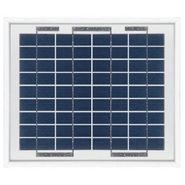 Kit panneau solaire polycristallin 5W 12V et régulateur 5A