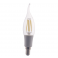 Ampoule Incandescente LED flamme E14, 4W 230V, blanc chaud