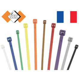 100 Colliers serrage. Serre-câbles attache-câbles Orange 300 x 4,6 mm 
