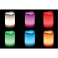 Bougie LED finition cire avec changement de couleur