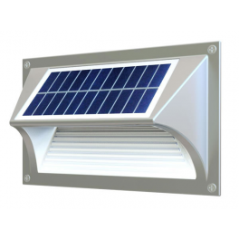 Eclairage solaire LED IP64 automatique en aluminium