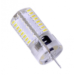 Lampe LED G4 silicone 2W8 12V blanc chaud diamètre 16 mm