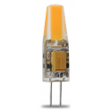 Lampe LED G4 silicone 1W8 COB 12VDC blanc froid diamètre 10 mm