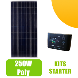 Kit panneau solaire 280W 24V et régulateur 10A